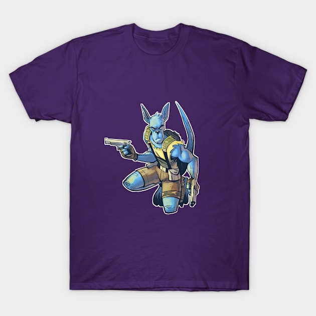 Salty Roo by Brett Parson T-Shirt by traderjacks